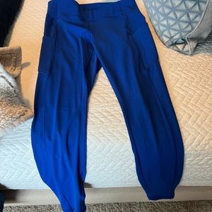 Lululemon blue high waist leggings
